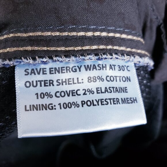 Bull-It Jeans Covec Blue Straight Jeans Motorcycle Protection Women’s size 16R - Picture 5 of 14